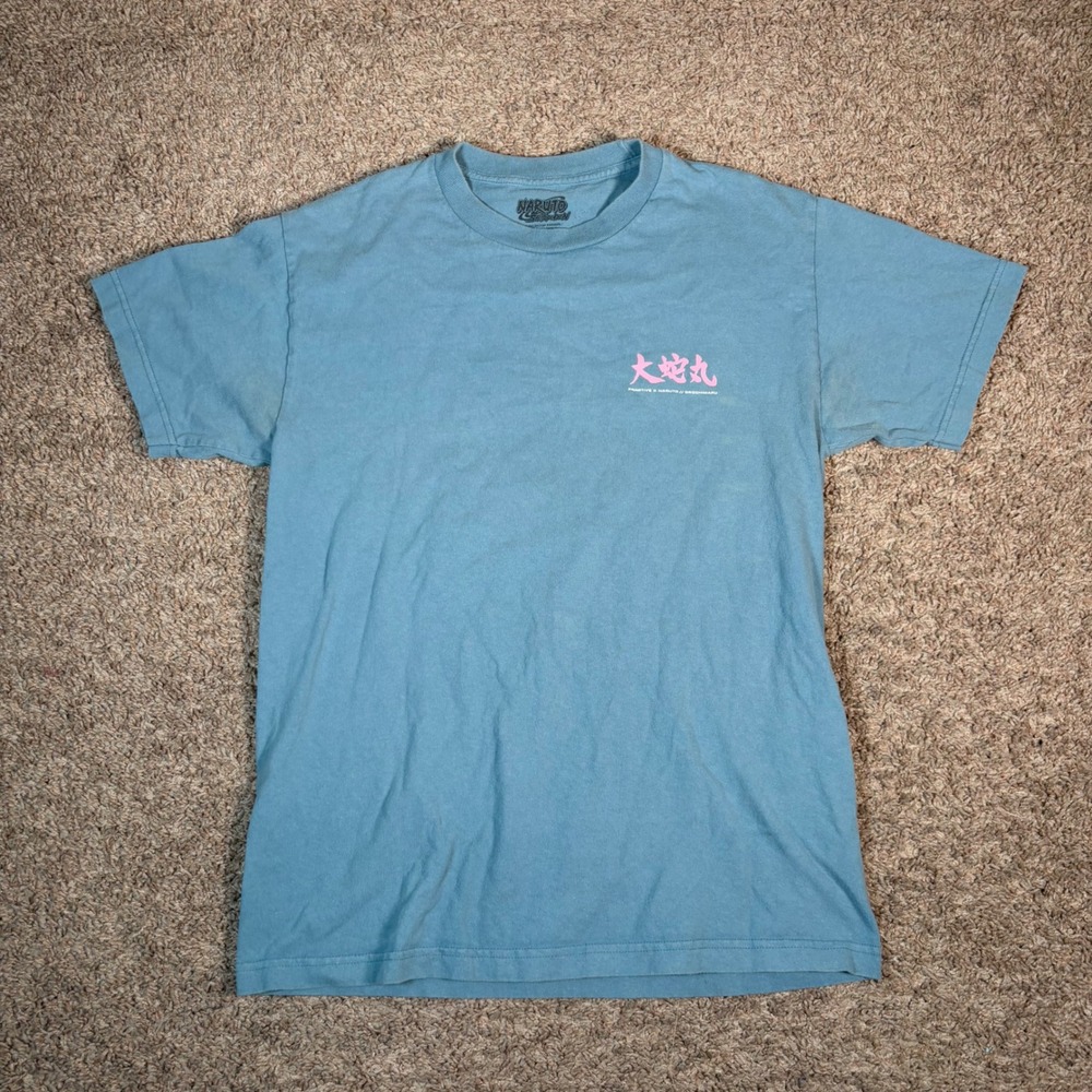 Primitive x Naruto‎ Orochimaru Graphic Tee Anime T-Shirt Blue Men's M